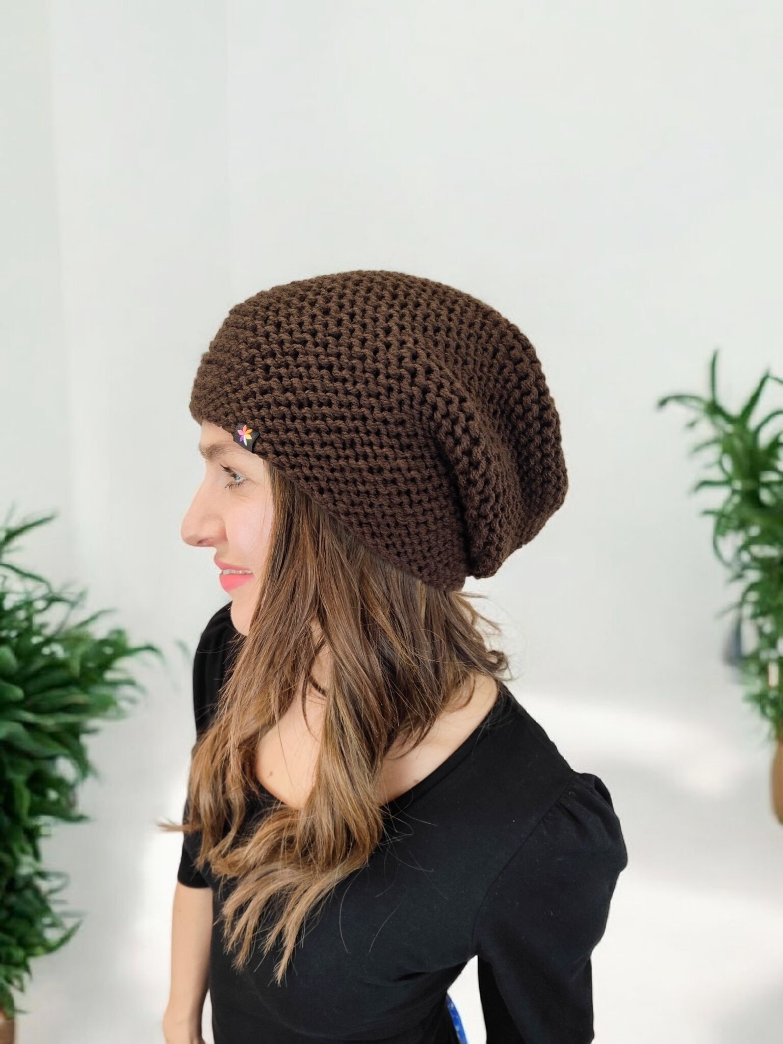 Ručně pletená čepice z příjemné příze